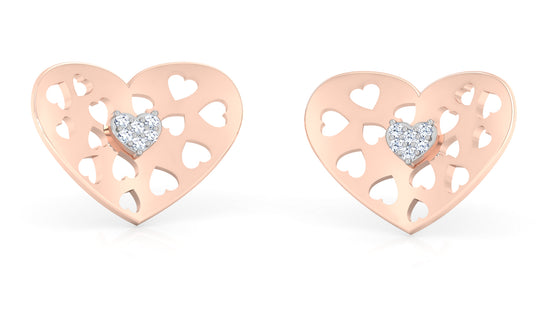 Only Hearts Diamond Earrings