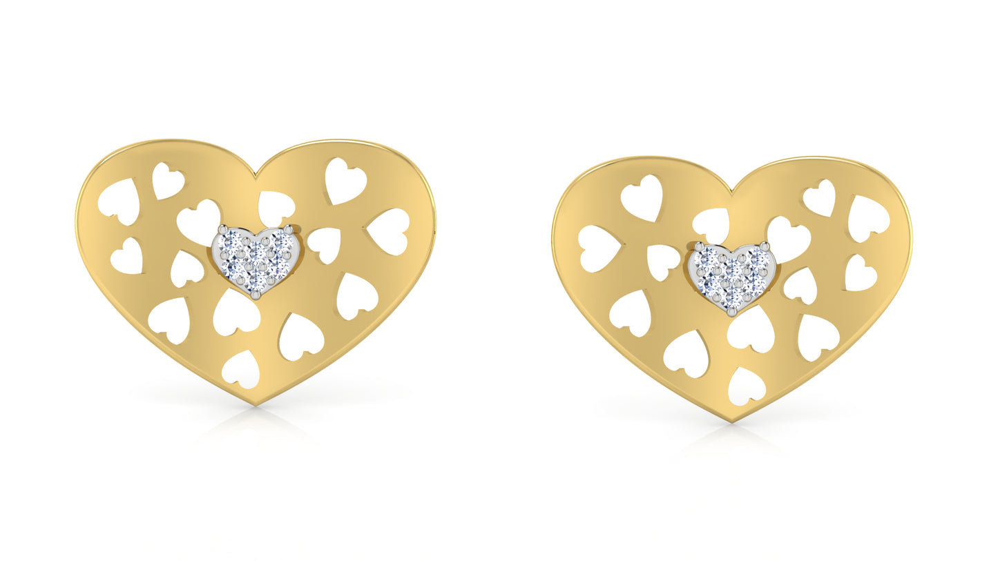 Only Hearts Diamond Earrings