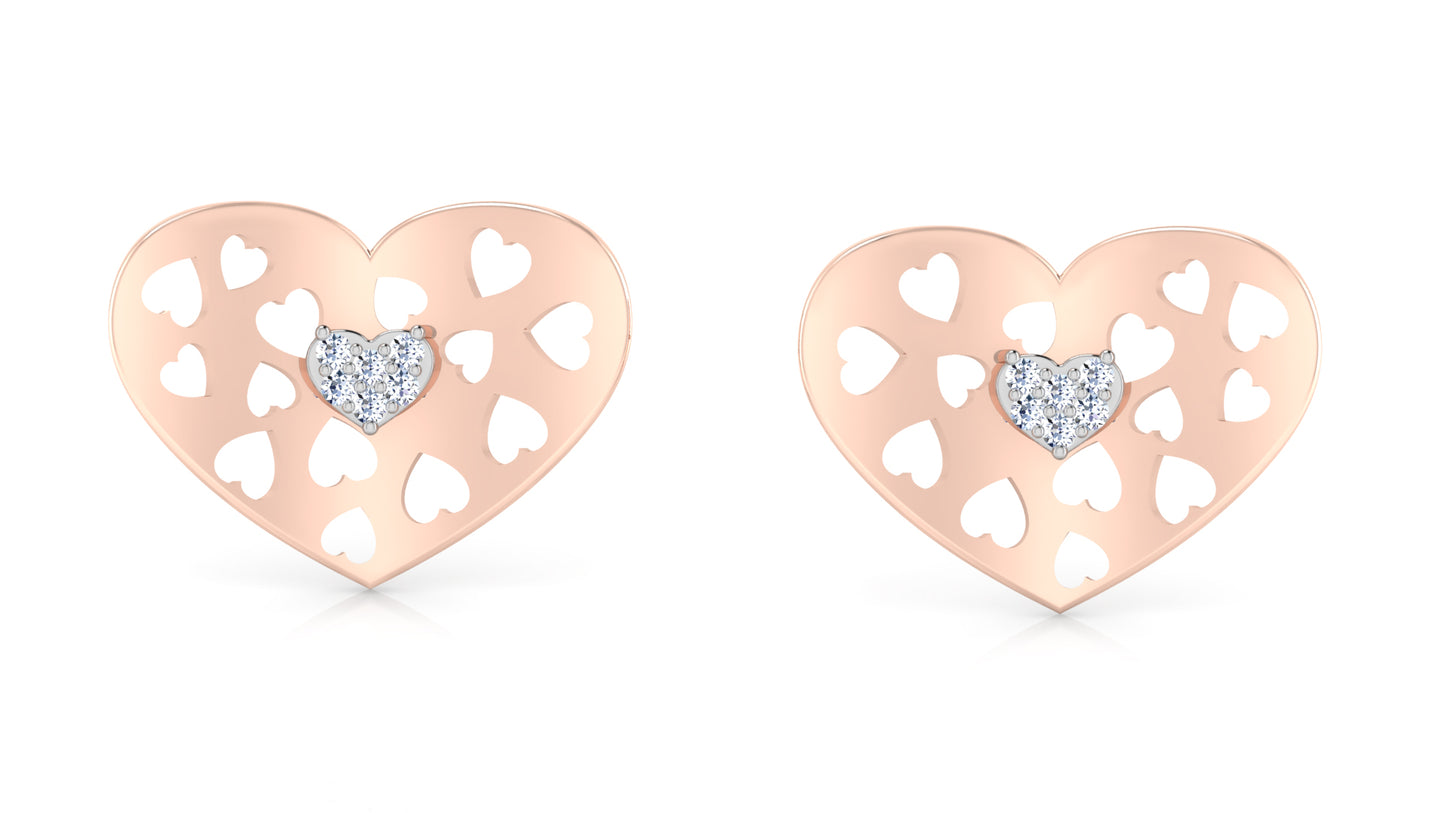 Only Hearts Diamond Earrings