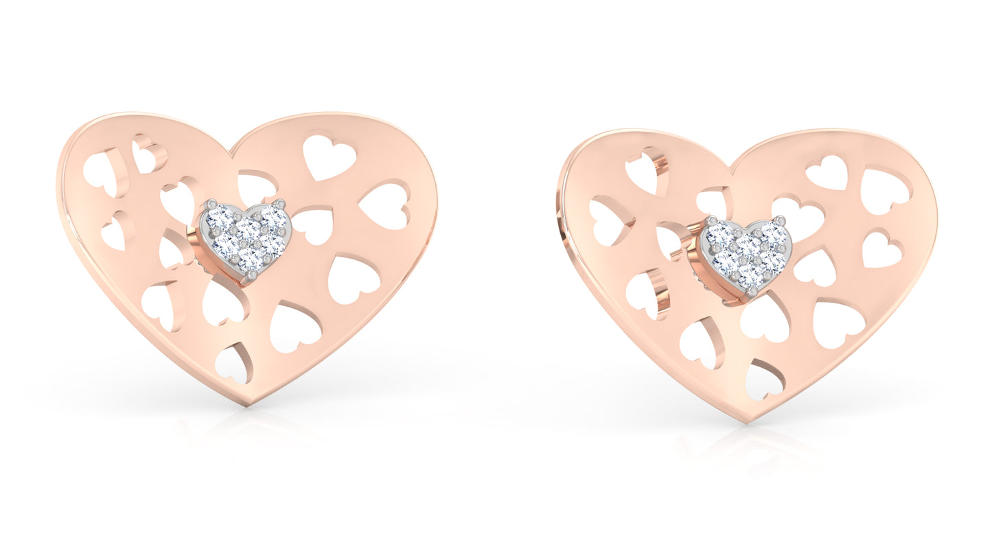 Only Hearts Diamond Earrings