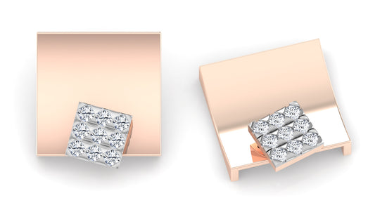 Shining Gallery Diamond Earrings