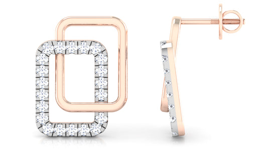 Diamonda Alternata Diamond Earrings