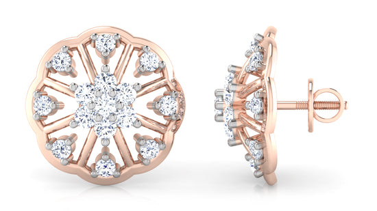 Flora Aura Diamond Earrings