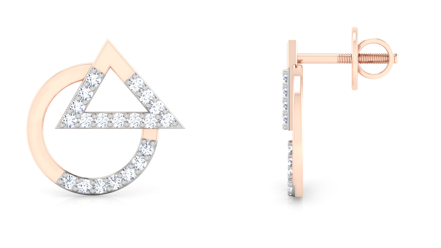 Diamond Pitch Diamond Earrings