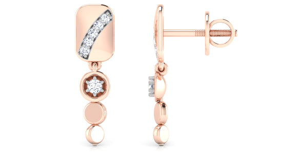 Dainty Flaunty Diamond Earrings