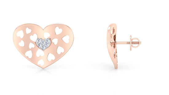 Only Hearts Diamond Earrings