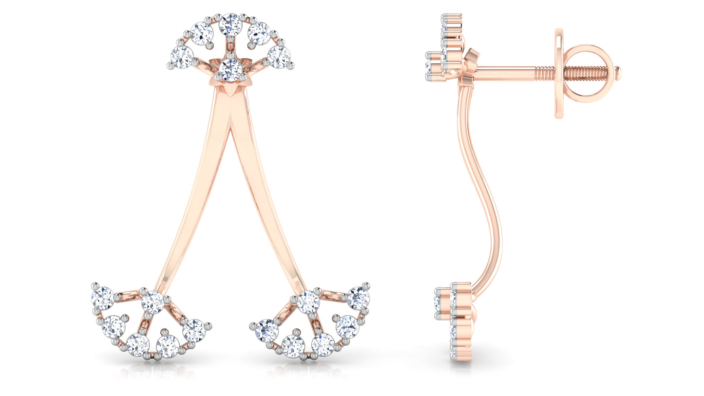 Trio Tiara Diamond Earrings