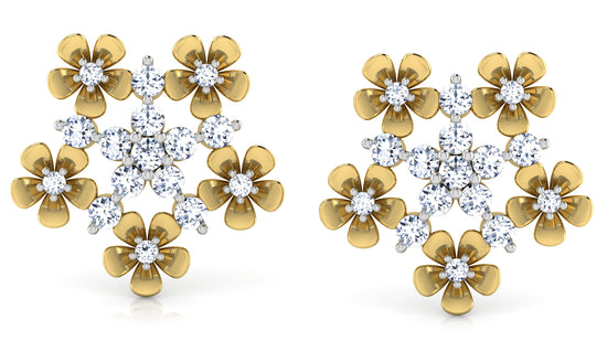 Flower Rush Diamond Earrings