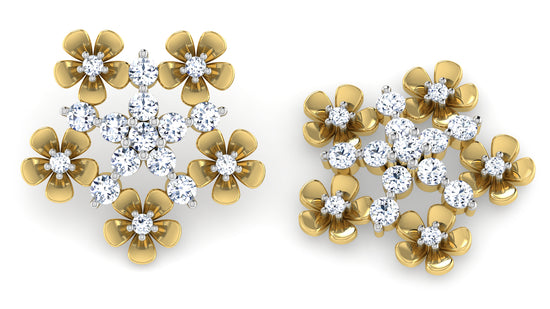 Flower Rush Diamond Earrings