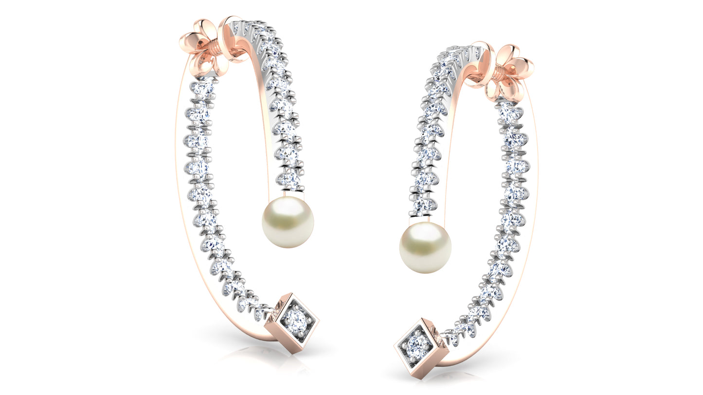 Laughter Spot Diamond Earrings