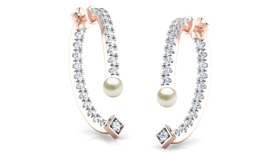 Laughter Spot Diamond Earrings