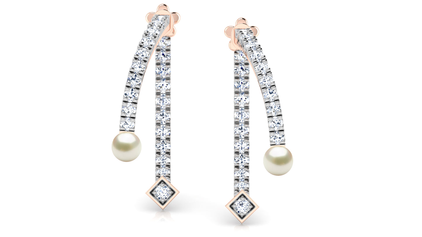 Laughter Spot Diamond Earrings