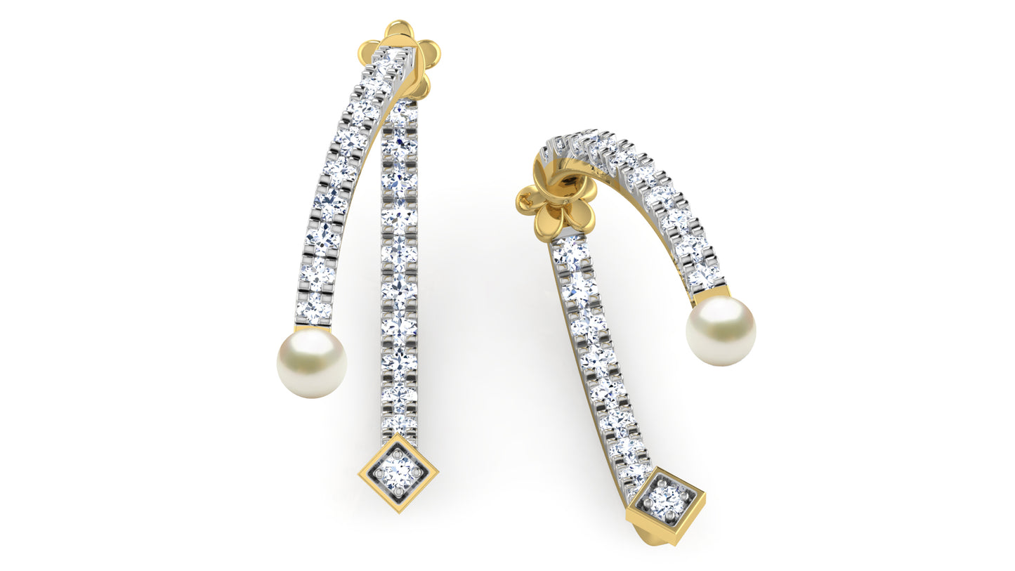 Laughter Spot Diamond Earrings