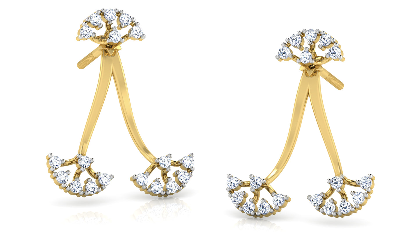 Trio Tiara Diamond Earrings