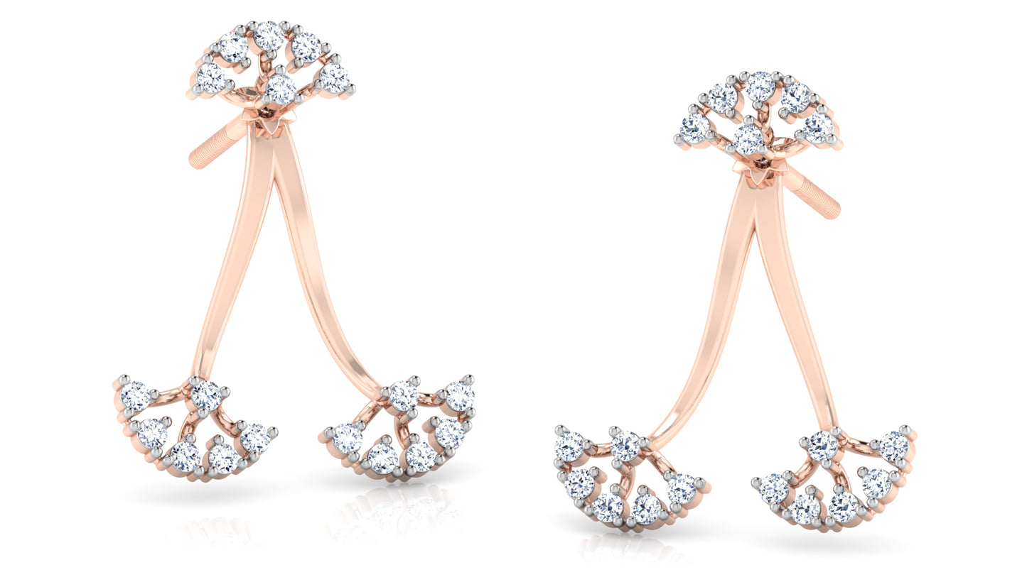 Trio Tiara Diamond Earrings