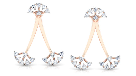 Trio Tiara Diamond Earrings