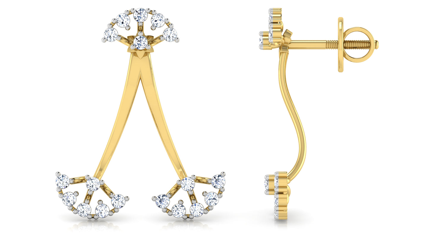 Trio Tiara Diamond Earrings