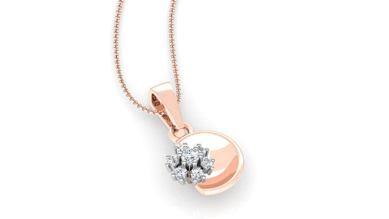 Citzty Life Diamond Earrings And Pendant Set