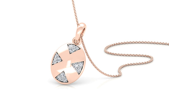 Hill Hues Diamond Earrings And Pendant Set