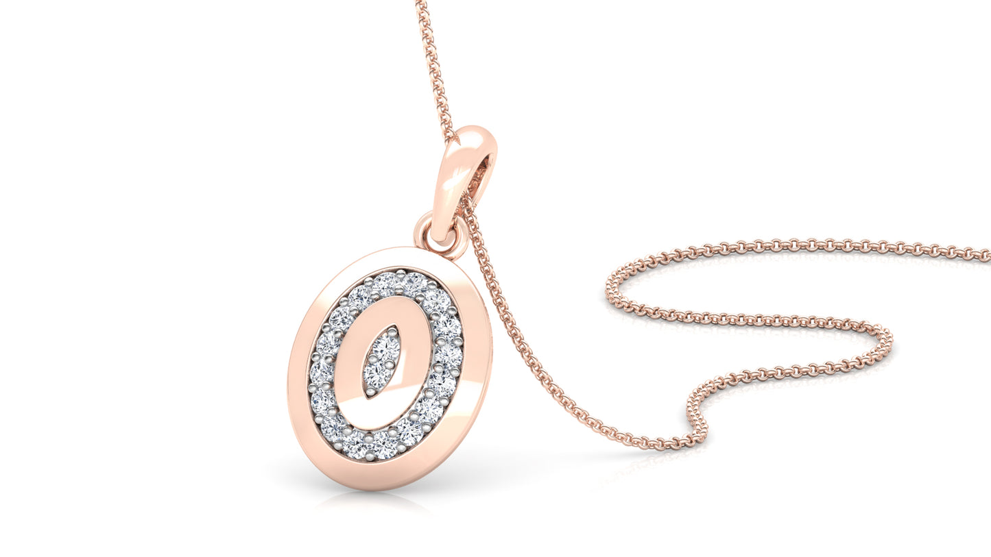 Elliptic Sheen Diamond Earrings And Pendant Set