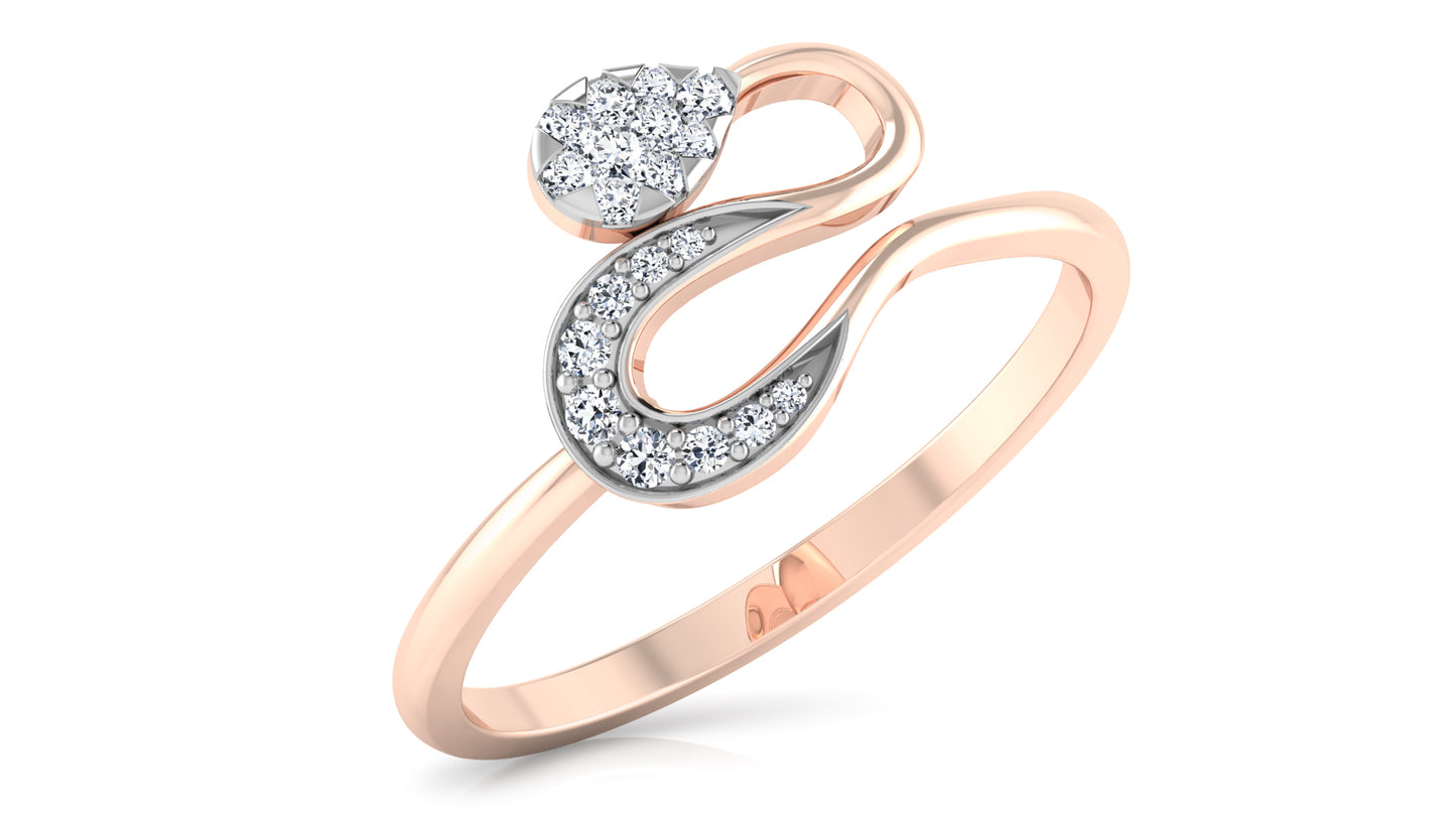 Snake Whisper Diamond Ring