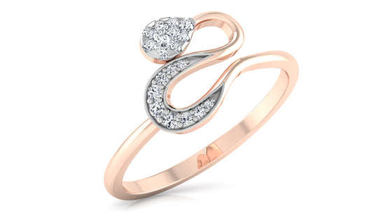 Snake Whisper Diamond Ring