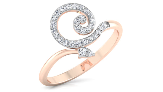 Serpent Bliss Diamond Ring