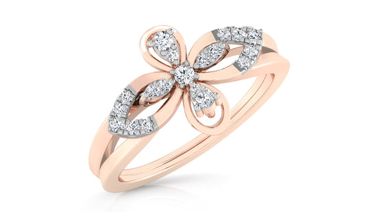 Flower Elixir Diamond Ring