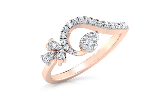 Pleasure Peak Diamond Ring