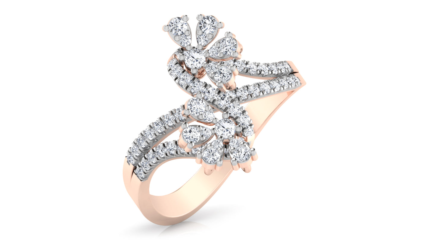 Floral Bash Diamond Ring