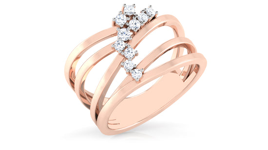 Lovely Five Diamond Ring