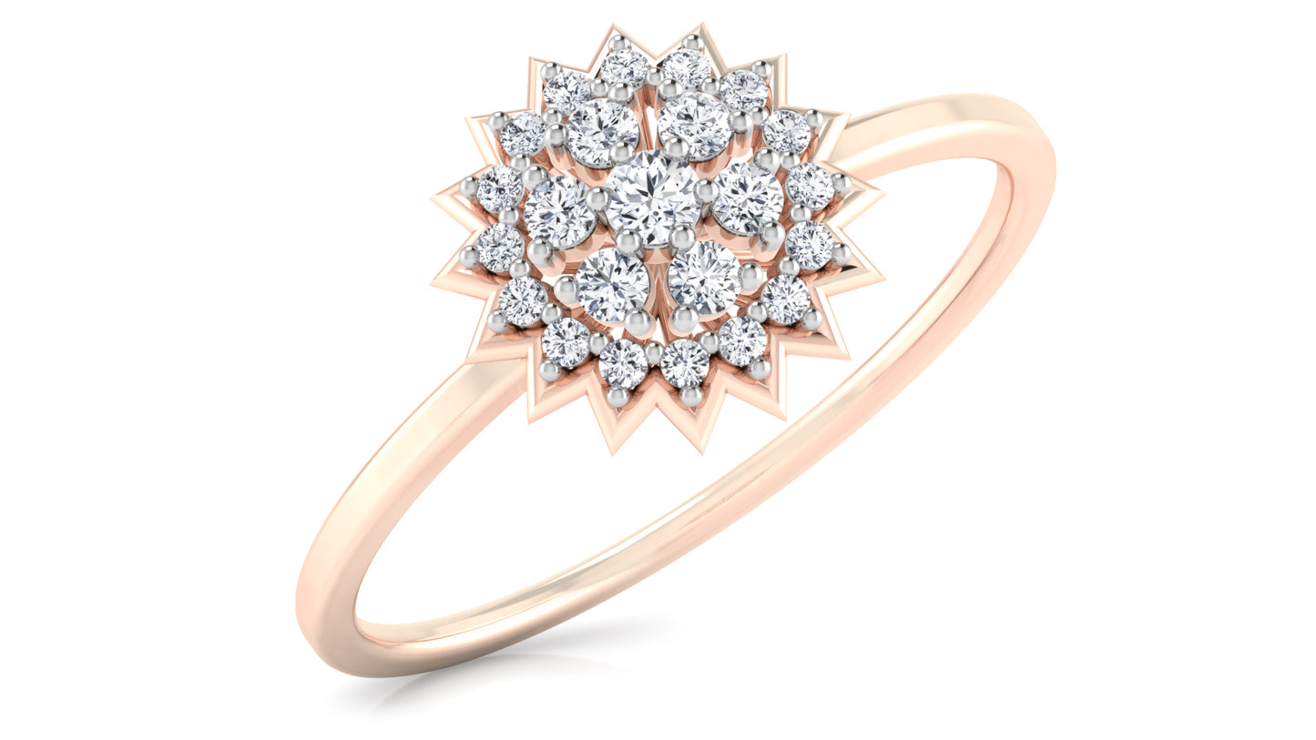 Crysanthemum Bliss Diamond Ring