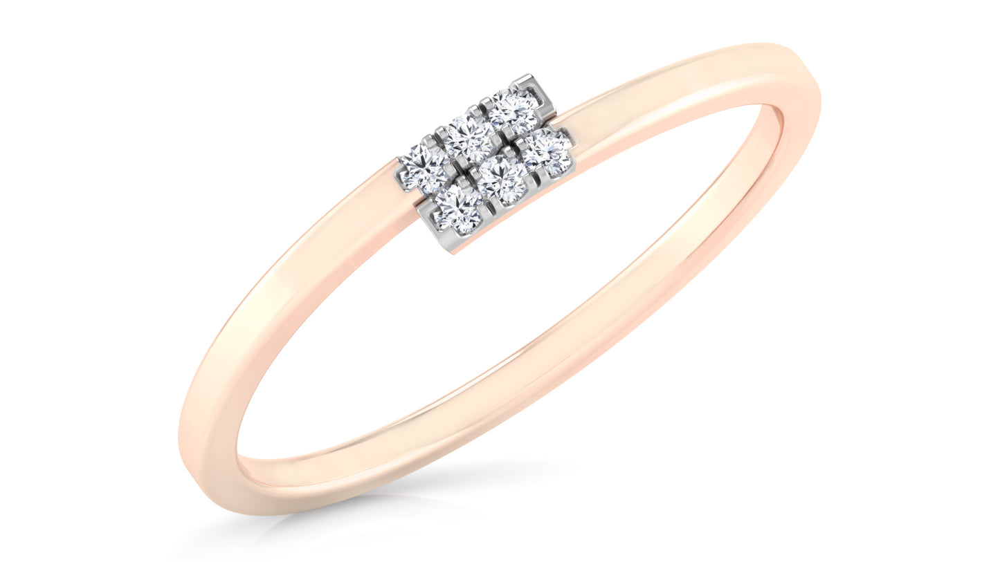 Diamonds Overlap Diamond Ring