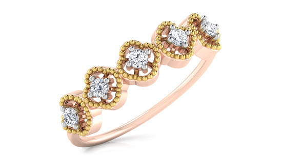 Flower March Diamond Ring