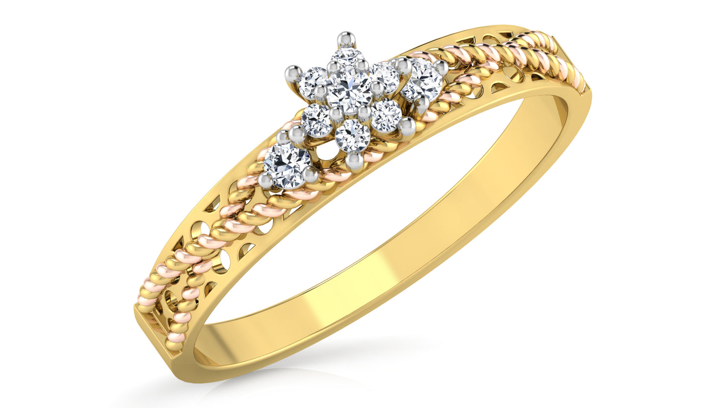 Beauty Multifold Diamond Ring