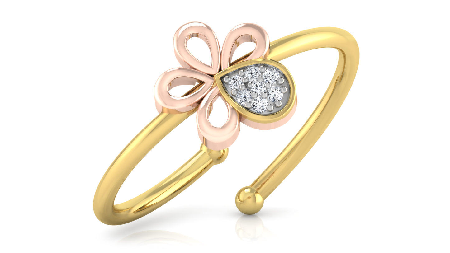 Wow Petals Diamond Ring