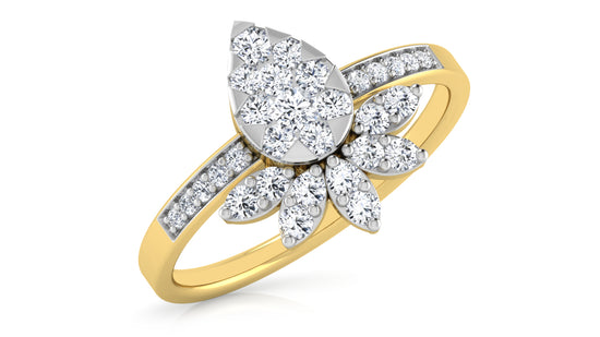 Lotus Wonder Diamond Ring