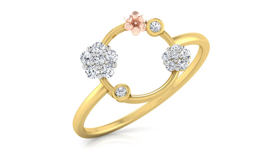 Mixed Ensemble Diamond Ring