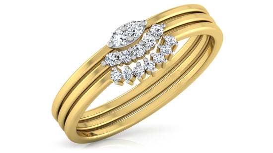 River Side Diamond Ring