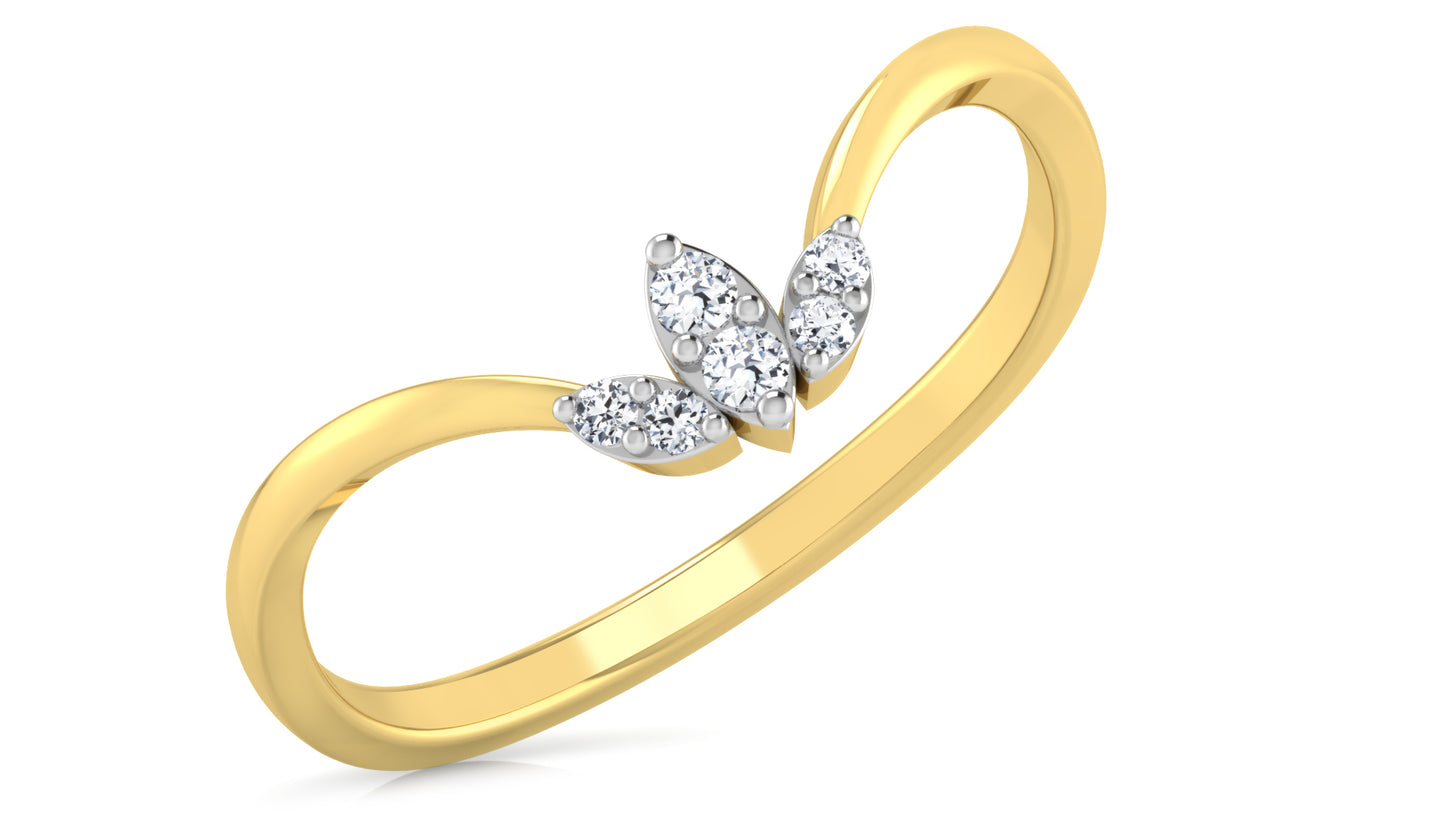 Lotus Grace Diamond Ring