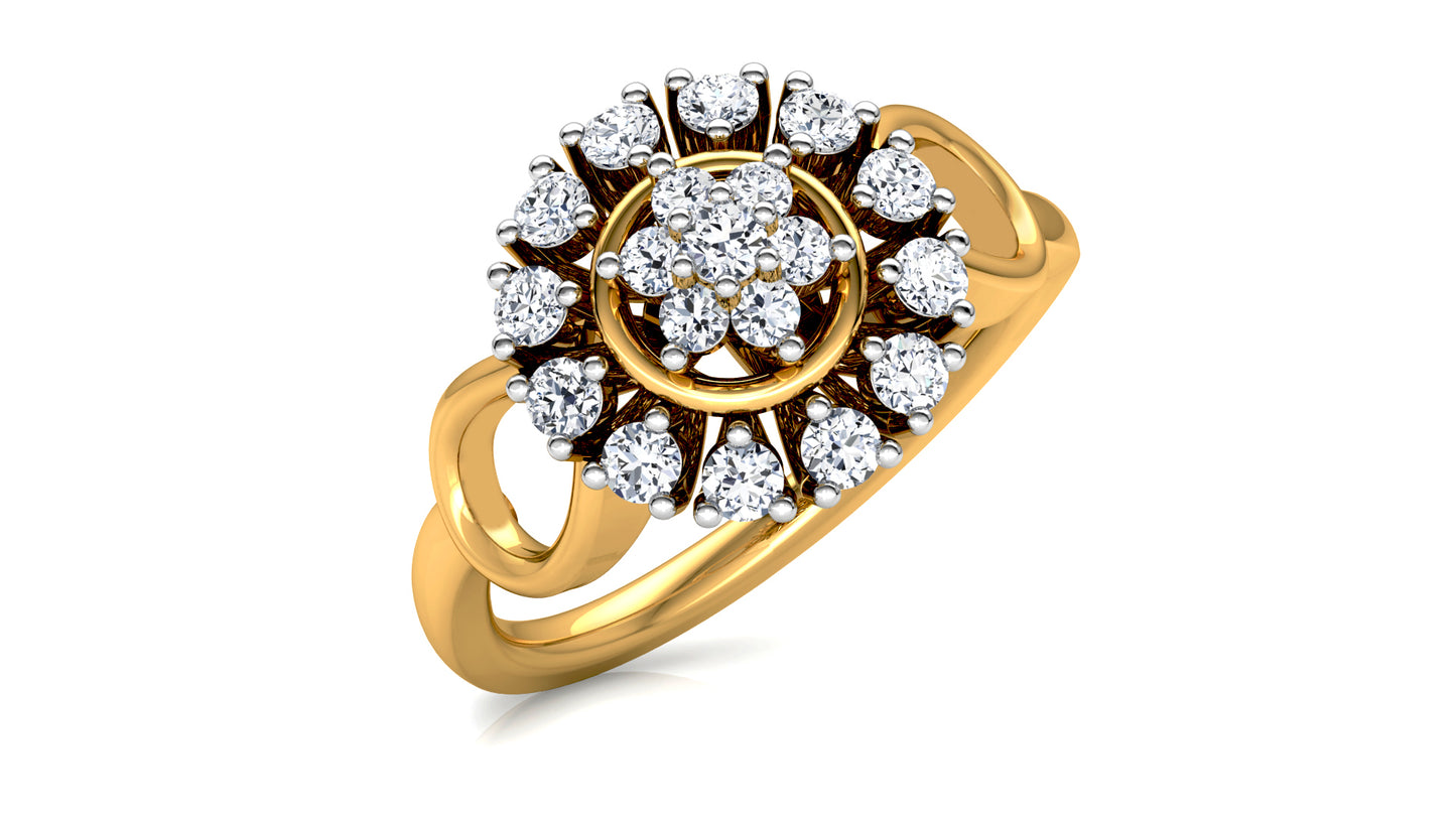 Flower Trek Diamond Ring