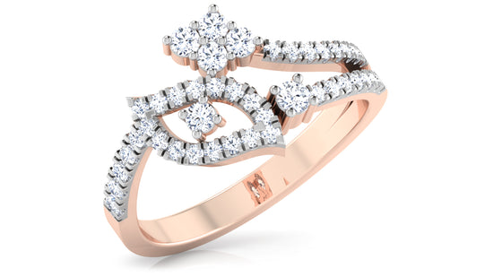 Riche Leaf Diamond Ring