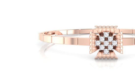 Crystal Maze Diamond Bracelet