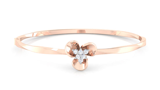 Three Petals Diamond Bracelet