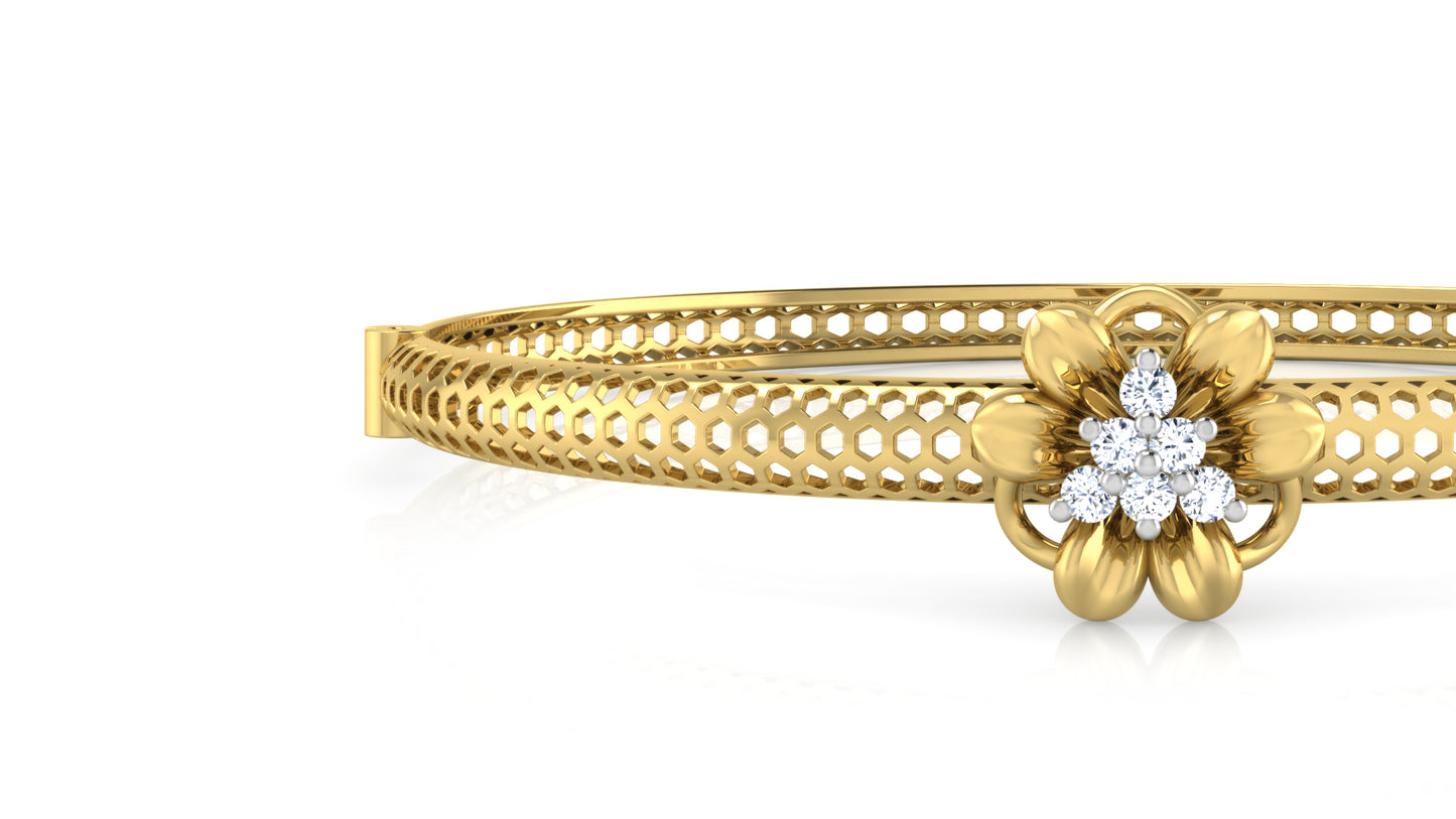 Honey Comb Diamond Bracelet