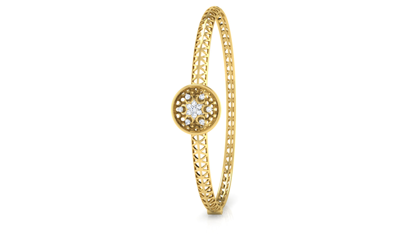 Flower Glow Diamond Bracelet