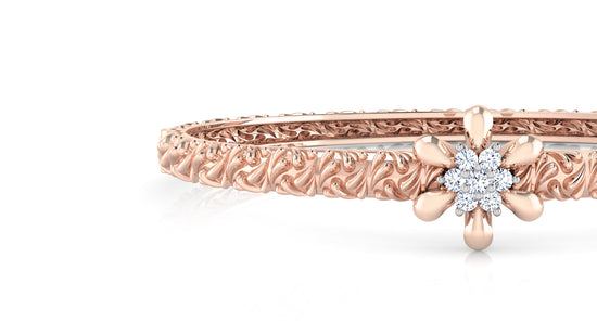 Carving Craves Diamond Bracelet