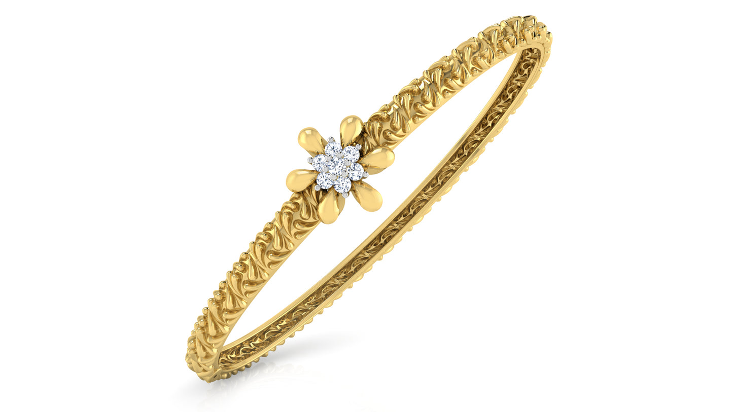 Carving Craves Diamond Bracelet