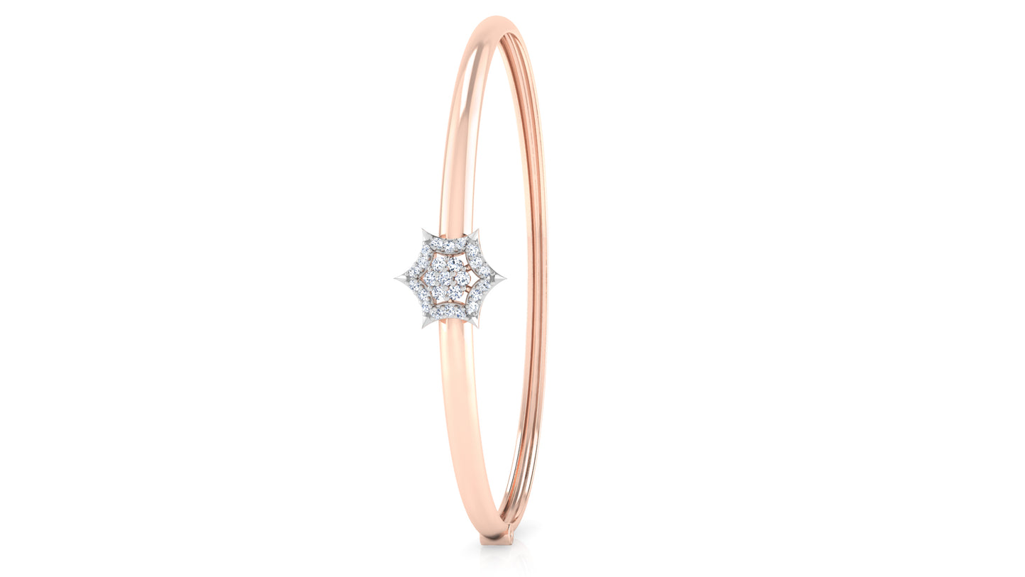 Hexa Center Diamond Bracelet