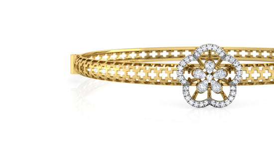 Flora Pentunia Diamond Bracelet